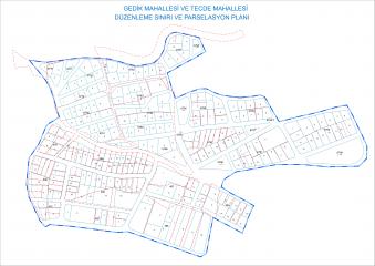 Gedik ve Tecde Mahalleleri İmar Uygulaması Askısı