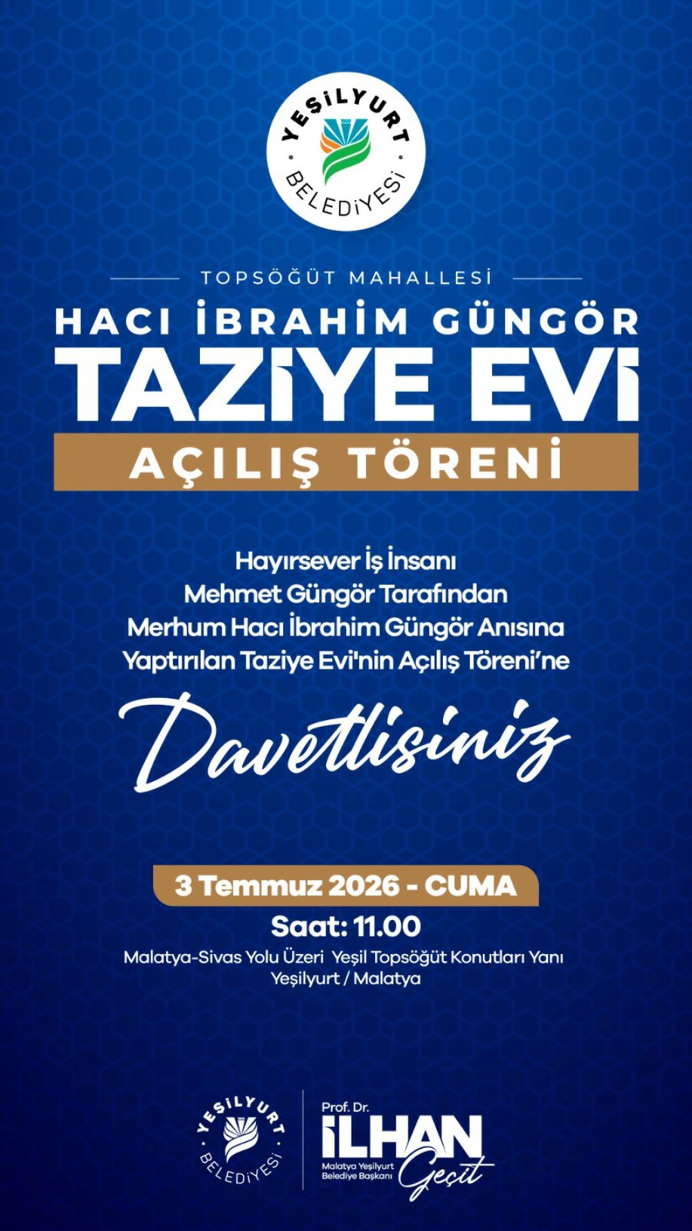 Hacı İbrahim Güngör Taziye Evi