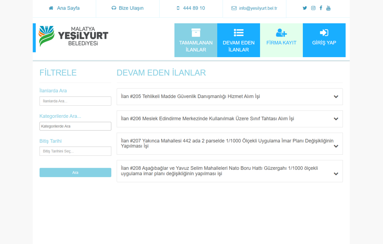 İhale İlanları